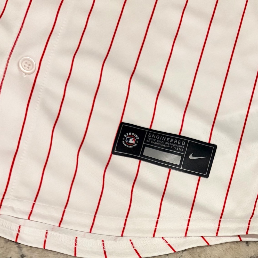 Nike Philadelphia Phillies Charlie Manuel #41 World Series 2008 Jersey Men’s M - Picture 6 of 8